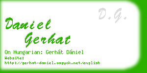 daniel gerhat business card