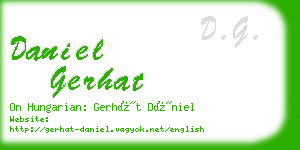 daniel gerhat business card